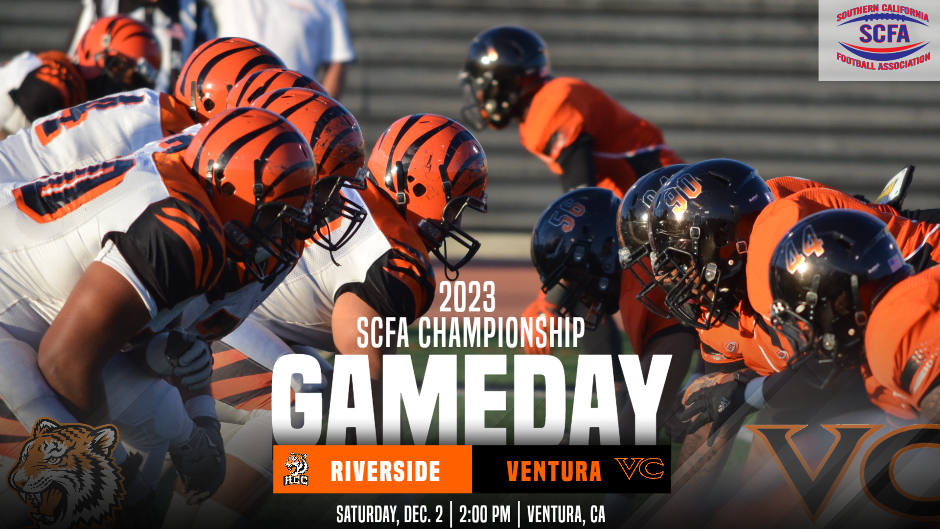 Ventura hosts Riverside for 2023 SCFA Championship